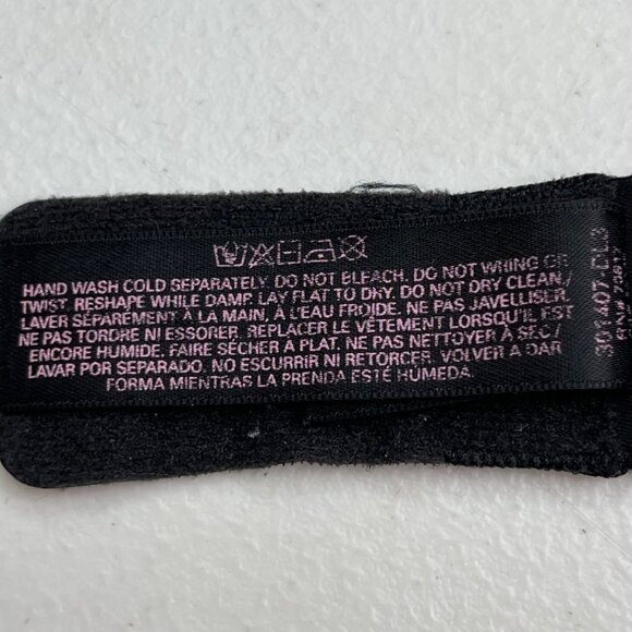 Victoria's Secret 36D Black Demi Bust Bra Lined Underwire Adjustable Straps - Picture 12 of 14